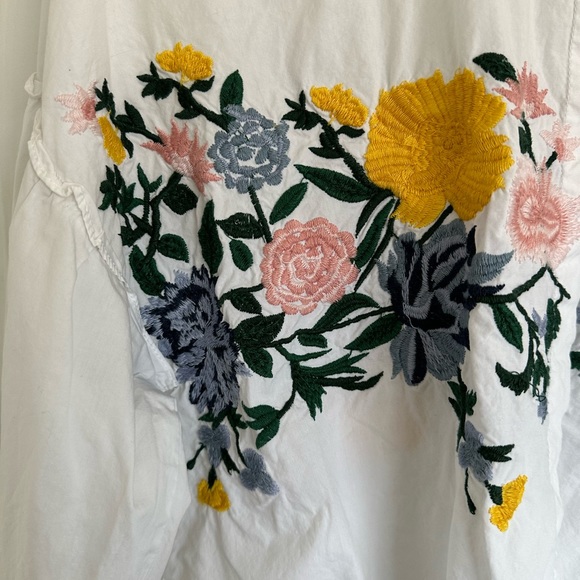 Zara floral appliqué blouse - Picture 3 of 5